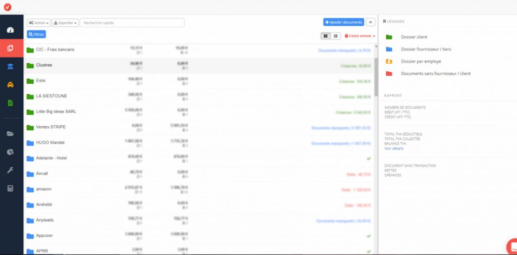 trouver l'ensemble des factures de ventes clients sur ipaidthat
