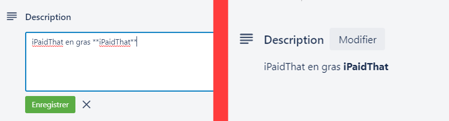 mettre en gras sous trello