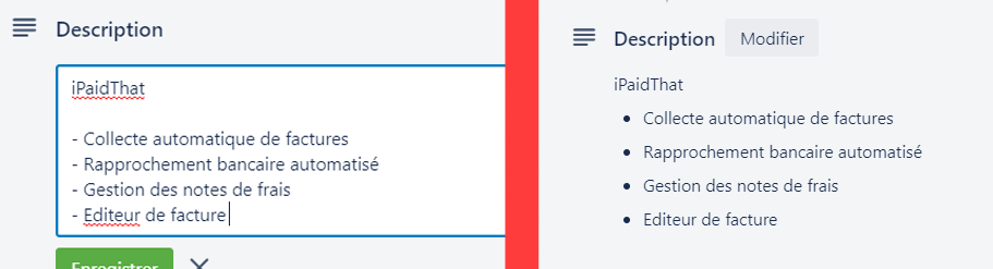 mise en forme liste à puce