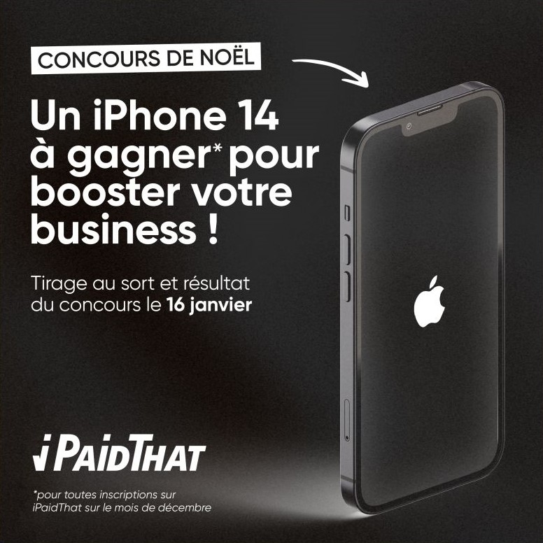 ipaidthat offre noel iphone 14